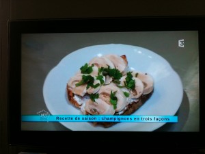 Tartine de chapignons