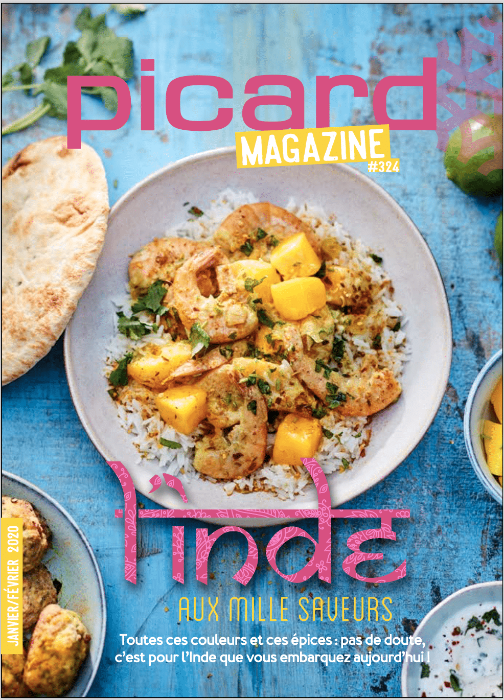 Mes recettes indiennes dans le PICARD MAG 